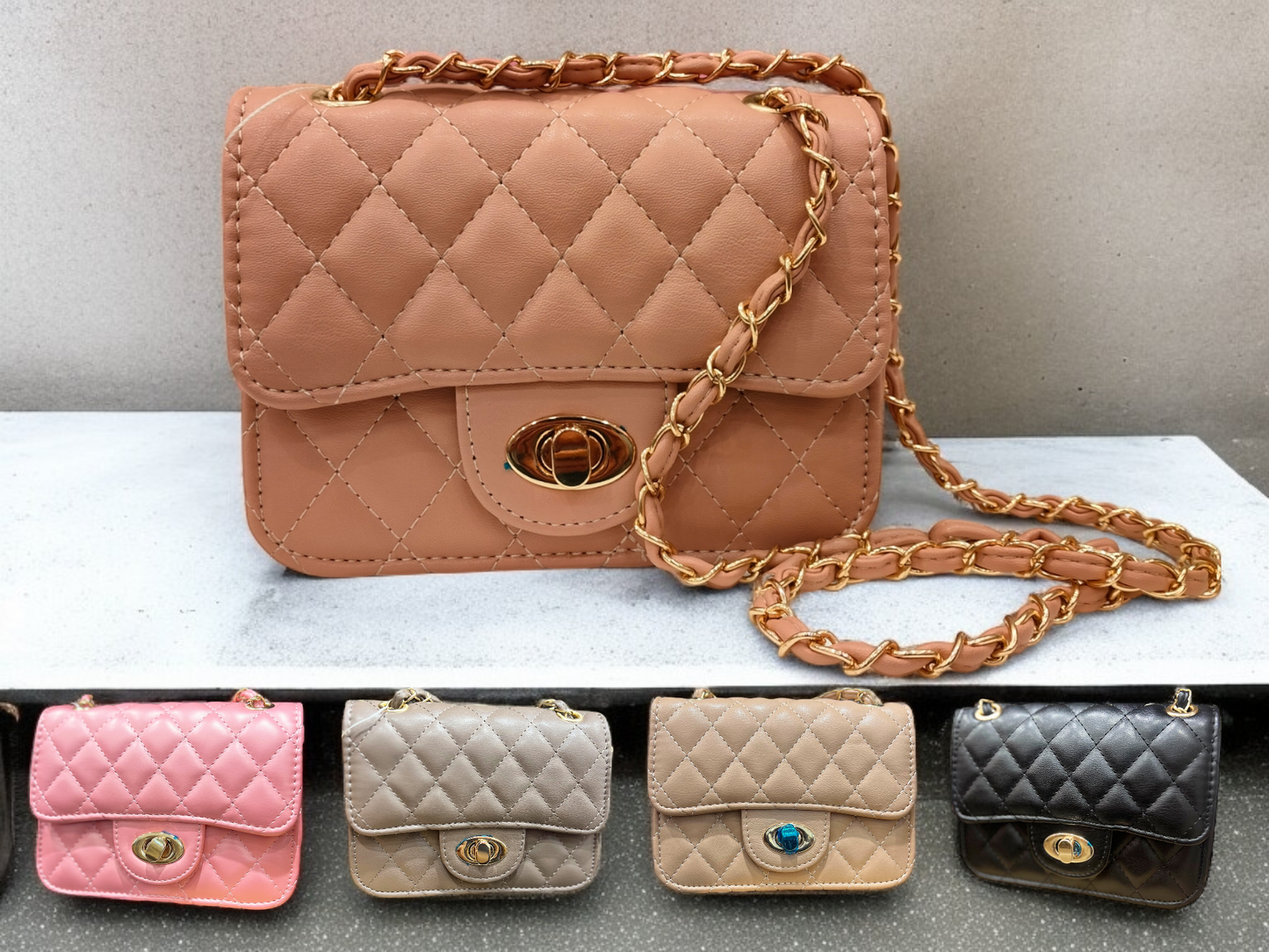 Hand bag Pink,Cashmere,Baige,Brown,Black-8993