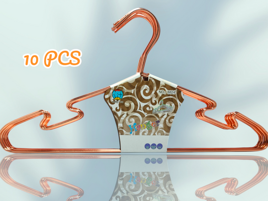 Colored plastic hanger 10-pack
