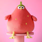 Dundun Strawberry Series 14in. Strawberry Dundun Chicken Plush Toy (2 Assorted Models)