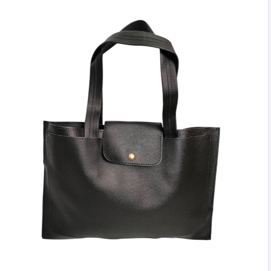 simple small lab top bag- black