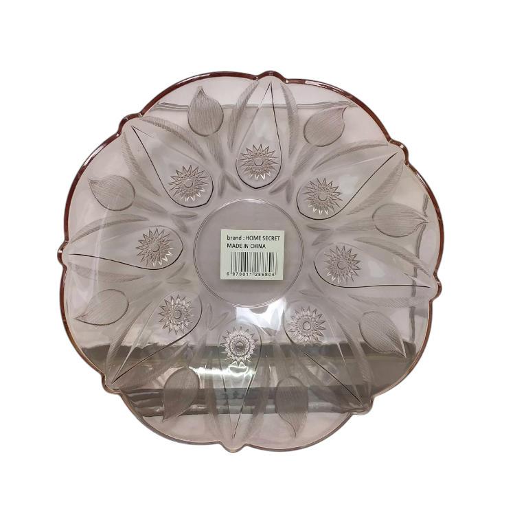 Large flower shaped plate