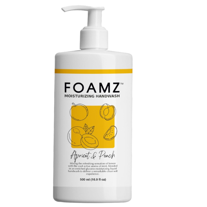 FOAMZ MOISTURIZING HANDWASH APRICOT & PEACHVANILLA & BERRIES 500ML