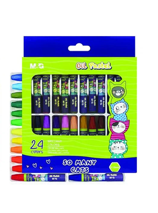 M&G Wax Colors 24 Colors AGM900B0 M SMC K/80