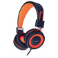 Foldable Head Phone (Orange+Black)