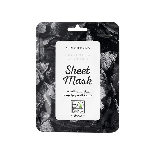 BoBana Sheet Mask Charcoal  vitamen E