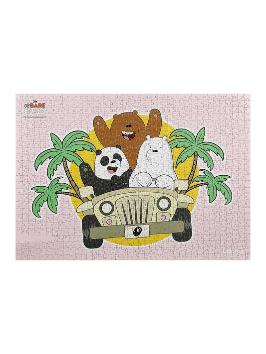 We Bare Bears 1000 Pieces Puzzle(Road Trip)