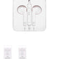 Wire Control In-ear Earphones with Mic(White) Model:1318#