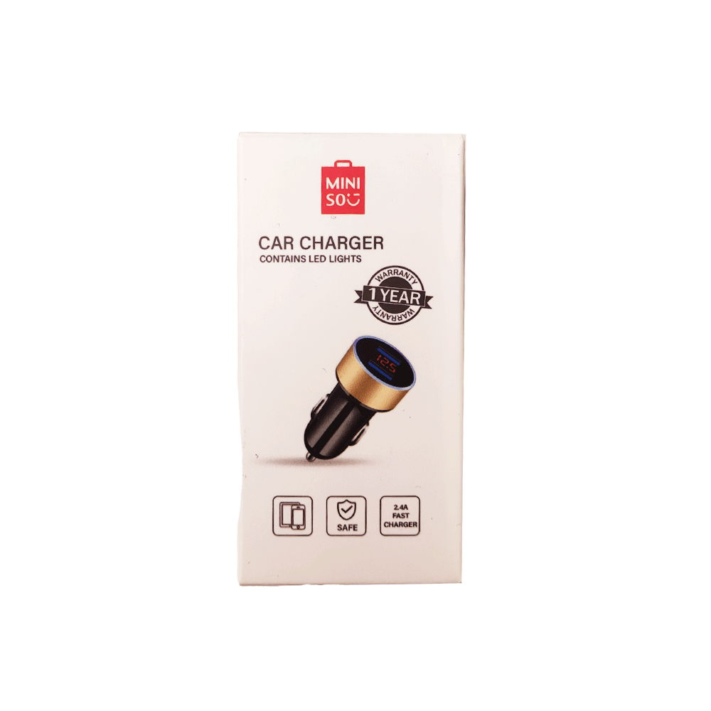 miniso 005B 5V 2.4A Car Charger